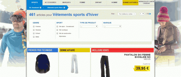 Decathlon Vêtements hiver