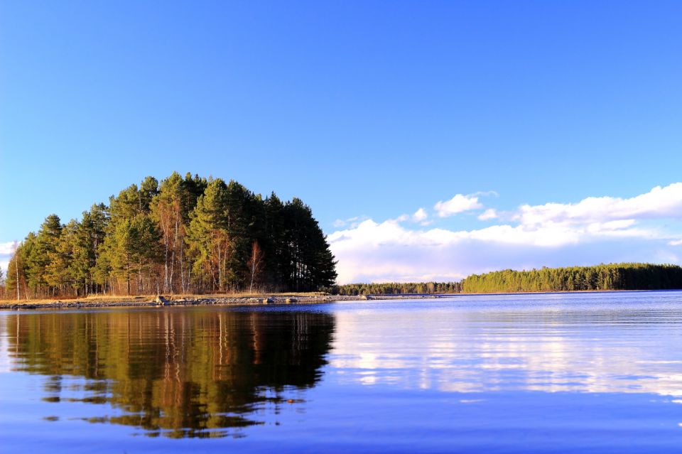 Vue sur le lac Siljan, Dalarna, Suède