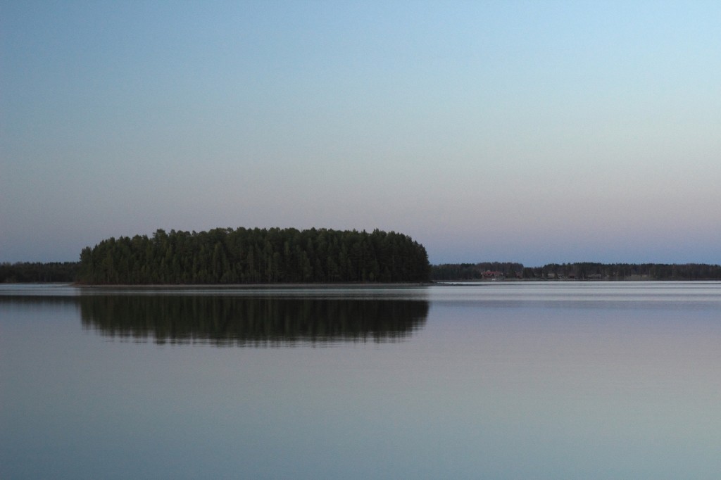 Fin de journée sur le Lac Siljan