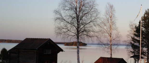 Vue sur le lac Siljan, Dalarna, Suède