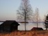 Vue sur le lac Siljan, Dalarna, Suède