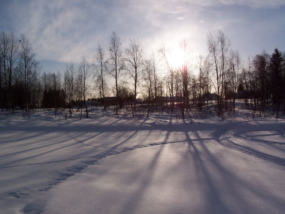 Soleil en Laponie
