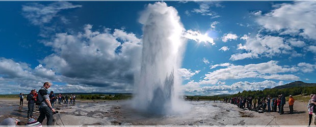 Geyser Geysir, en Islande