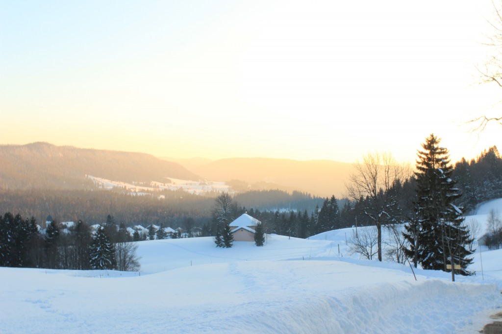 Coucher de soleil a Bellefontaine