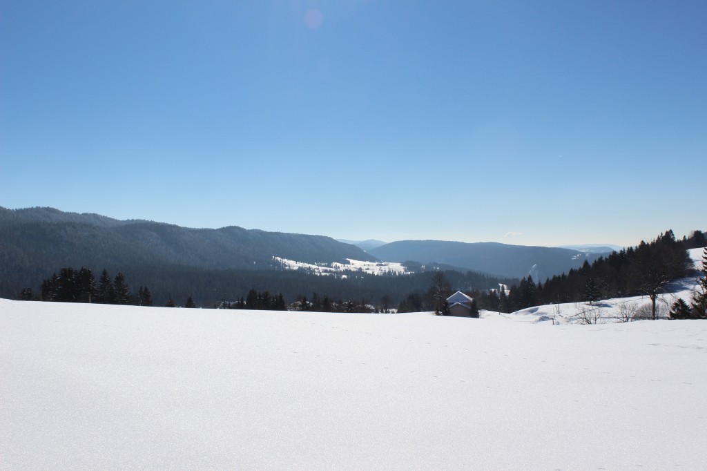 La vallée depuis le gite de Bellefontaine