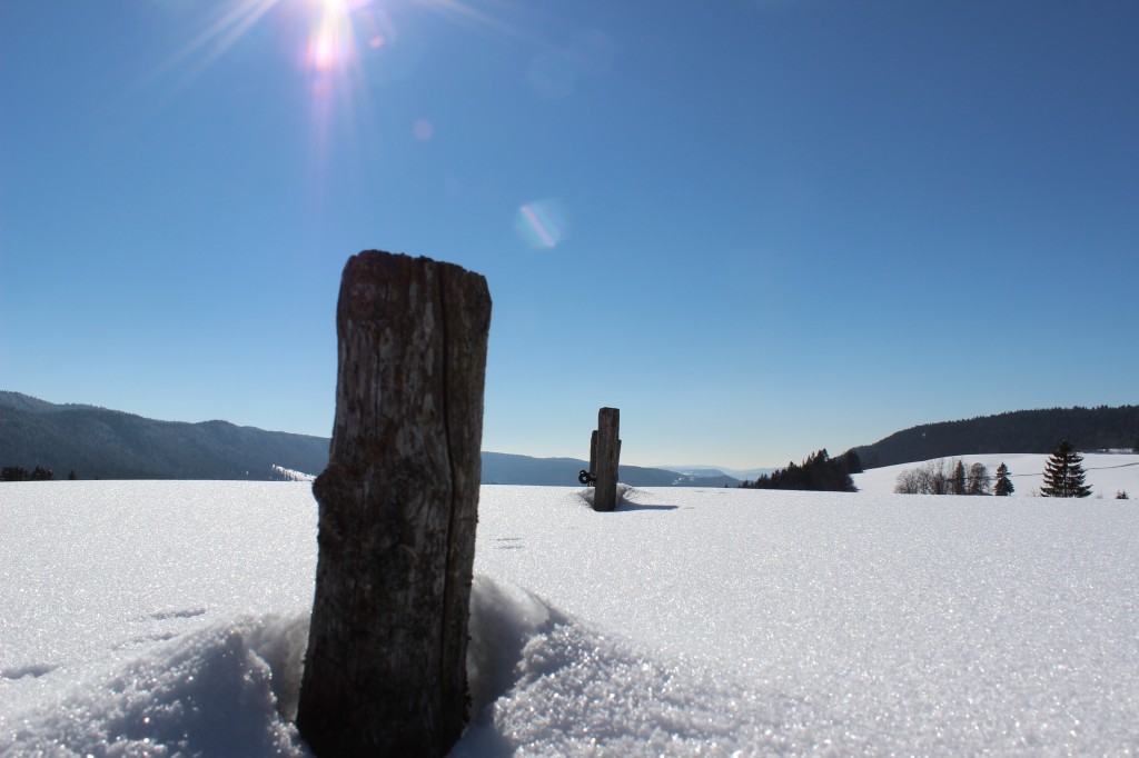 Neige a Bellefontaine Jura