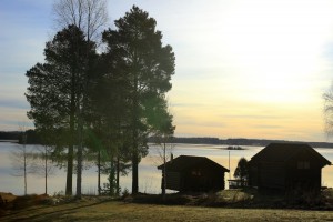 Paisible Dalécarlie, sur les bords du lac Siljan