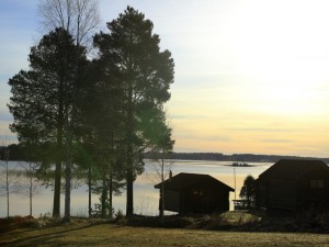 Paisible Dalécarlie, sur les bords du lac Siljan