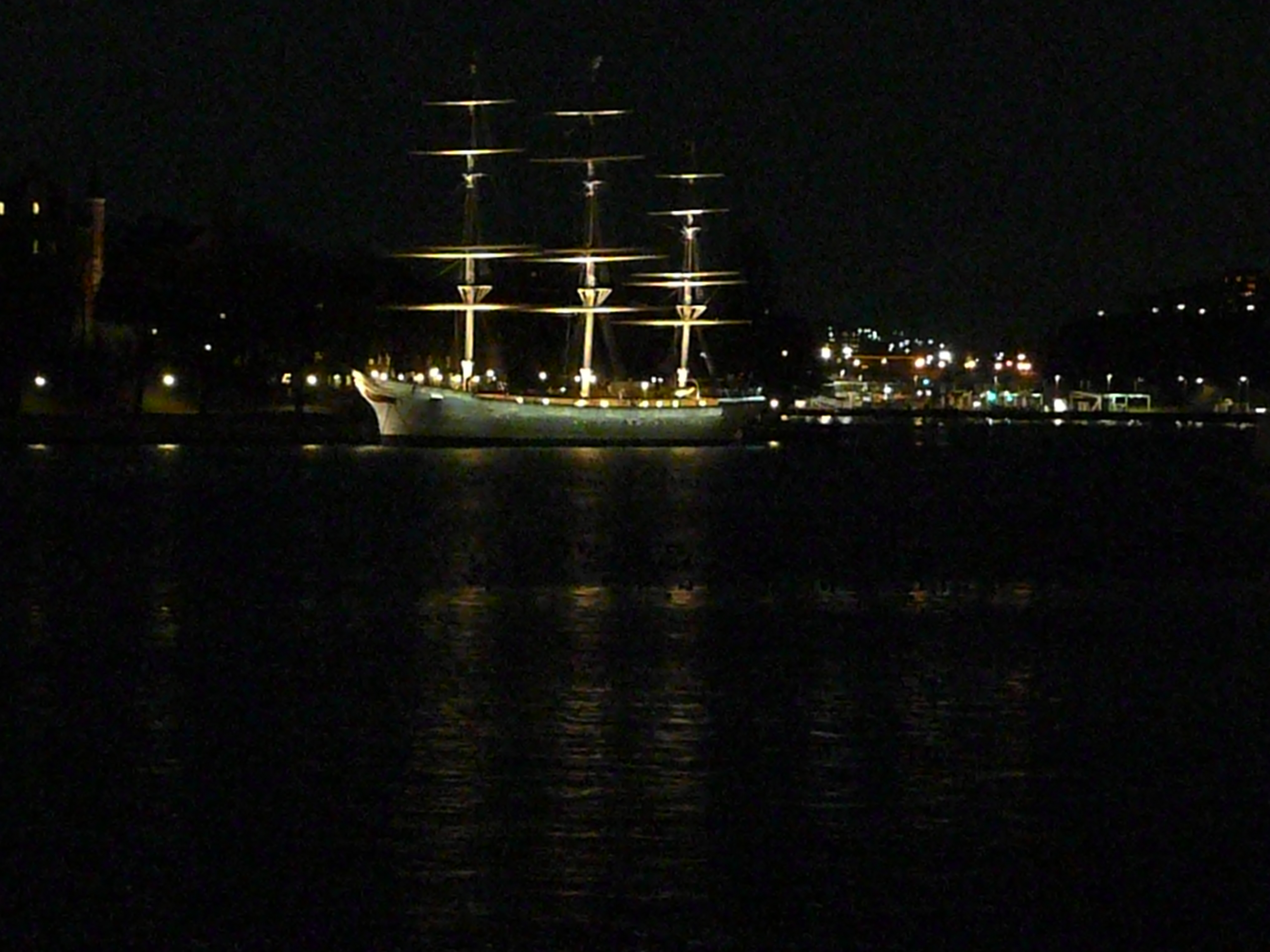 Bateau Stockholm de nuit