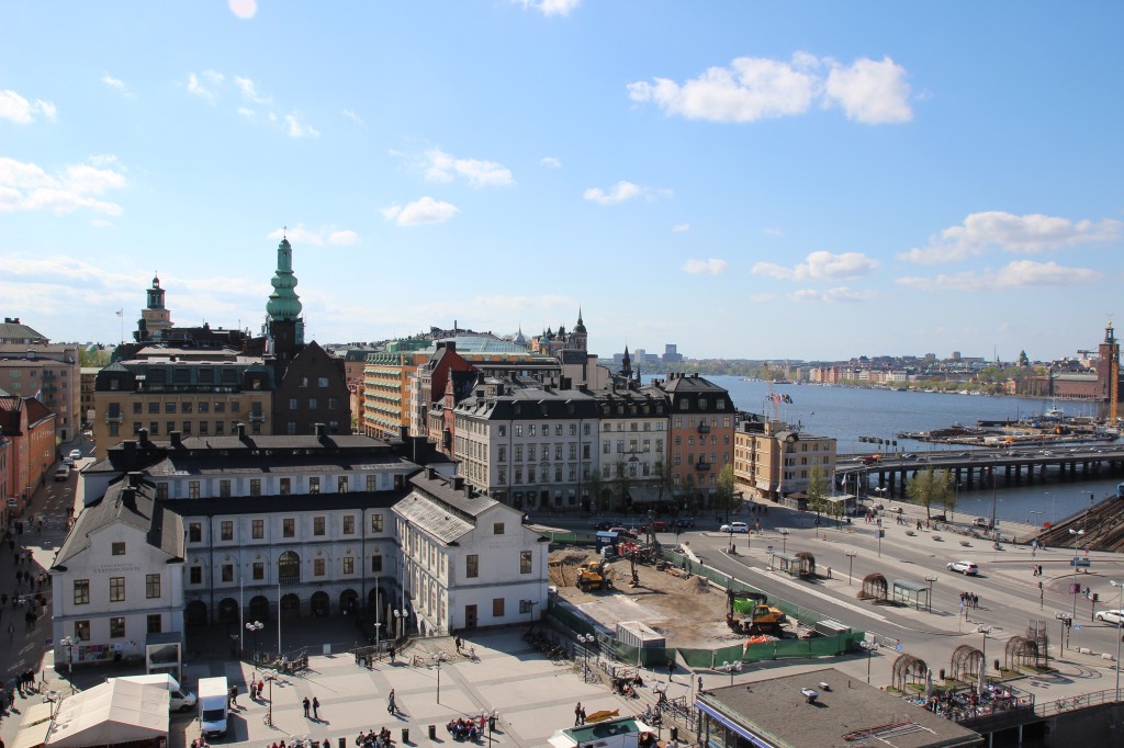 Stockholm vu de Slussen