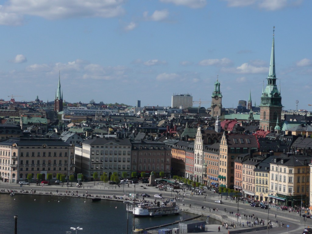 Stockholm vu de Slussen