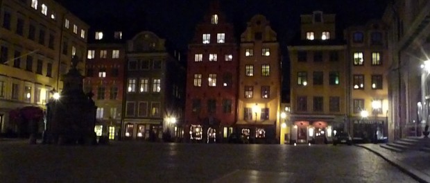 Stockholm Stortorget de nuit