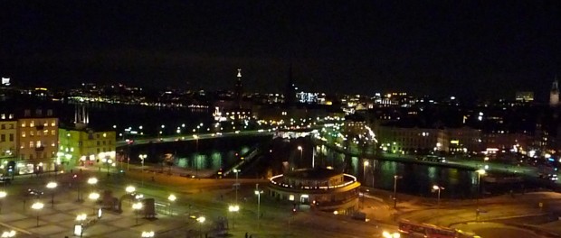 Stockholm ville de nuit