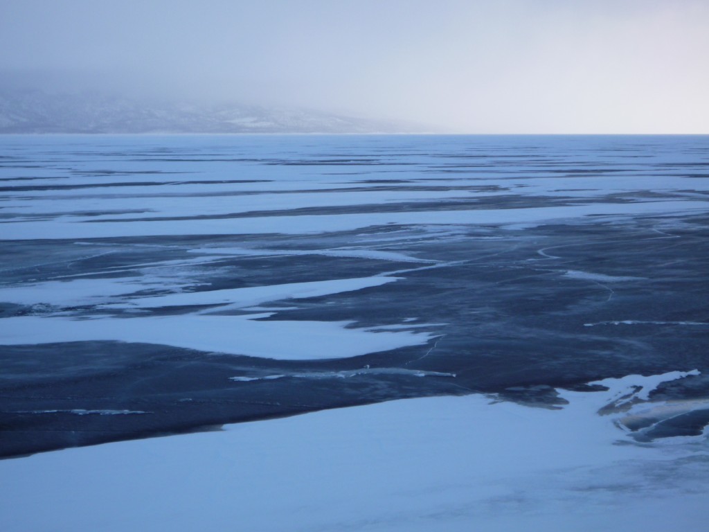 traces sur glace