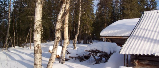 chalet perdu en laponie