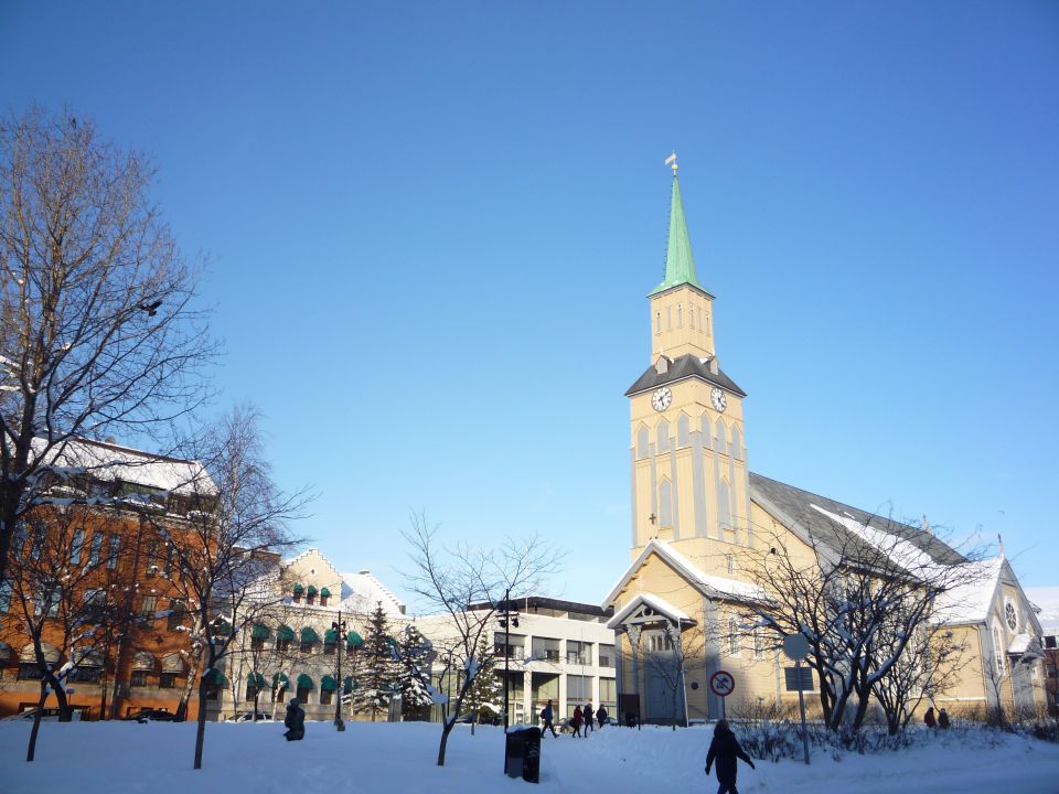 Eglise de Tromsø en norvege