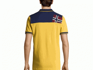 Napapijri polo jaune dos