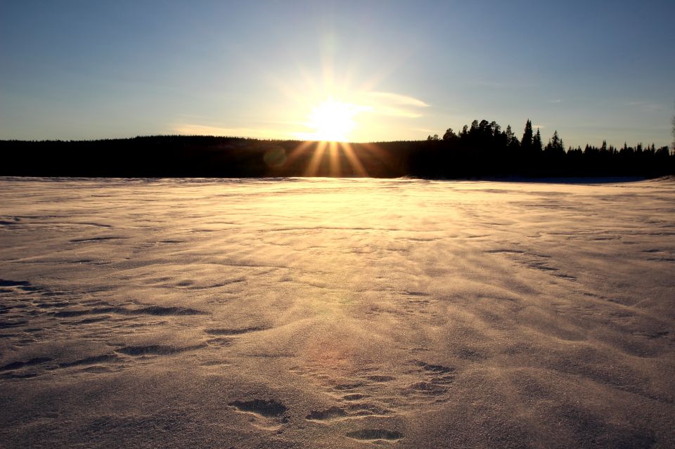 Photos Dun Coucher De Soleil En Laponie Carnets Nordiques