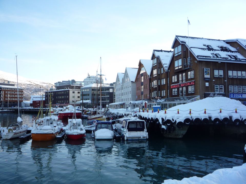 Port de Tromsø en norvege