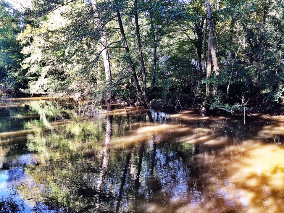 Indre dans le Berry photo et reflets dans le rivière
