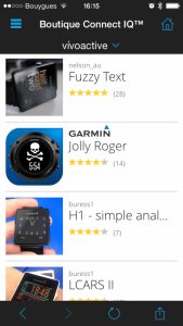 Boutique Garmin IQ