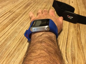 Polar V800 bleu et ceinture H7