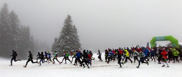 départ trail blanc des vosges