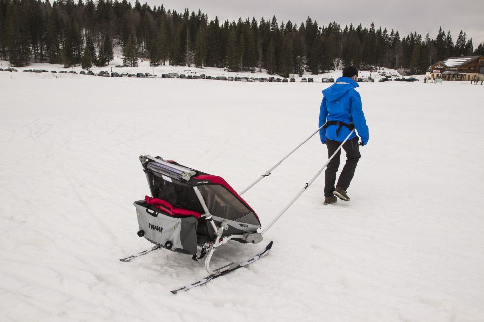 Poussette Cougar de chez Thule / kit Ski