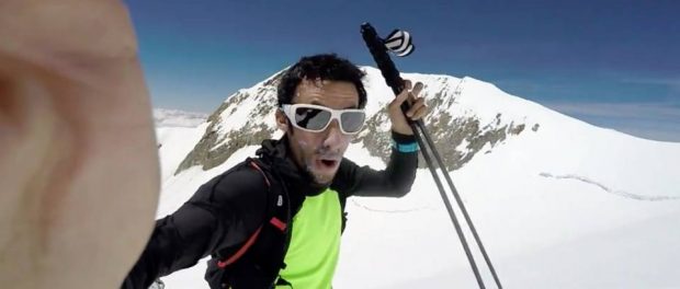 Kilian Jornet sur le Mont-Blanc